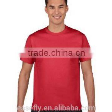 Red High Quality Round Neck 100% Cotton Sublimation T-shirt(180gsm)