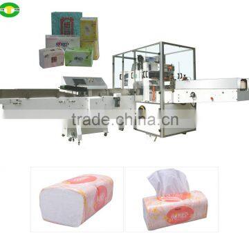 Embossing Soft Facial Tissue and Napkin Paper Packing Machine