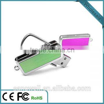 2016 Good Quality Colourful Metal USB 2.0 Flash Drive with Promotional Price