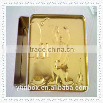 2015 Best Selling With Cute Picture Square Cookie Metal Tin Box photo-6