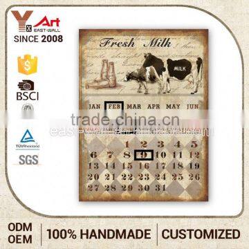 Personalized Art Work Craft Calendar Sandstone Wall Art Plaque Arts And Crafts Iron Fence