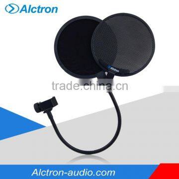 Alctron PF02 Three layers Microphone Pop Filter, Pop Shield, Pop Screen, Studio Mic Screen