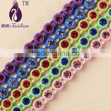 Rhinestone Beaded Trim,neon Rhinestone Banding