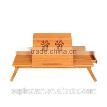 2014 Newest Factory Supplier New Portable Folding Bamboo Laptop Table ,notebook Table. photo-3