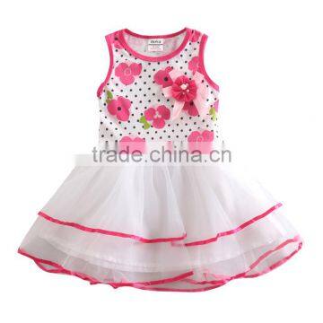 (H4171) white 18M-6Y NOVA baby girls white 2-6Y NOVA baby girls lace summer party dresses wholesale kids floral dress