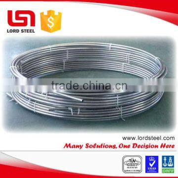 China alibaba hot sale 304 stainless steel coiled tubing