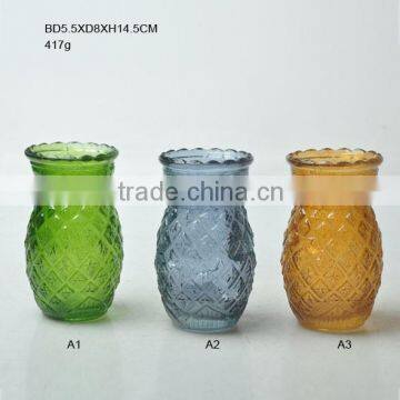 Colored Glass Vase