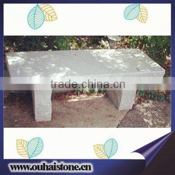 Manufacturer guarantee garden stone chairs grey granite bench