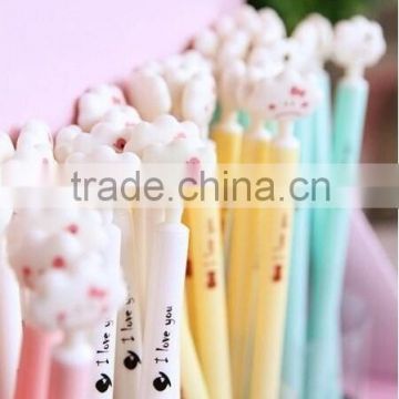 Stock promotional New fashion Korean stationery kawaii Expression clouds neutral pen can do dustproof plug