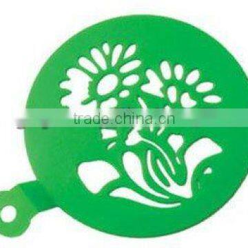 Holiday cake decoration flower designs plastic cake stencil