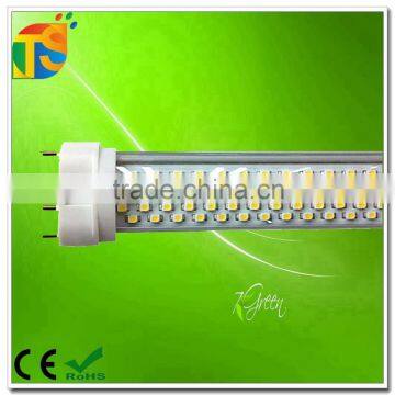 12w high effect cr80 2g11 led tube AC85-245v 3 years warranty