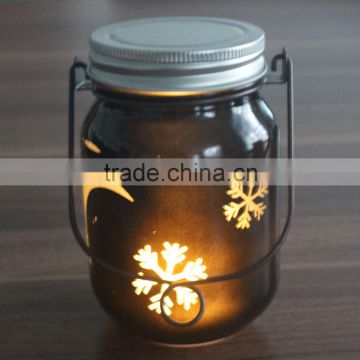 CR2032 battery operated cheap nice flicker led christmas decor glass jar