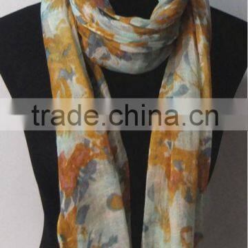 Fashion Linen Print Scarf