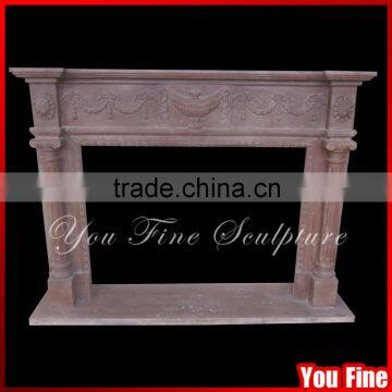 Decorative Carved Stone Cheap Fireplace Mantel