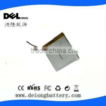 3.7v rechargeable lithium polymer battery with 2400mah