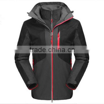 Custom 3 in 1Waterproof Breathable Outdoor Jacket