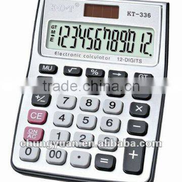 12 digits electronic desktop calculator KT-336