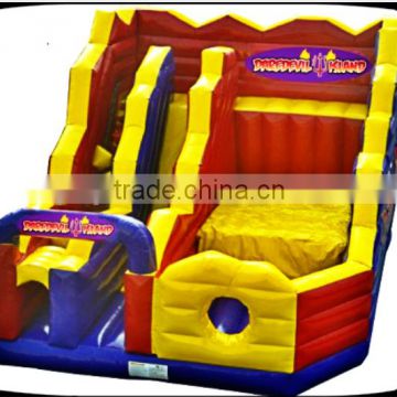 new design outdoor inflatable cliff jump/inflatable sports game