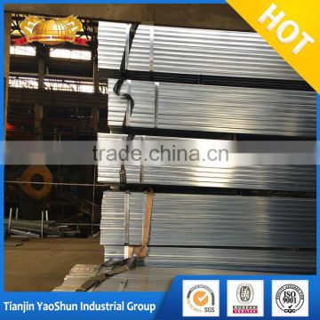 Pre galvanized retangular steel pipe and tube