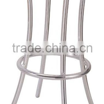 Aluminum Frame Bar Stool with Ash Wood Top DJ-A182