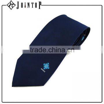 Excellent quality man silk woven logo necktie factory