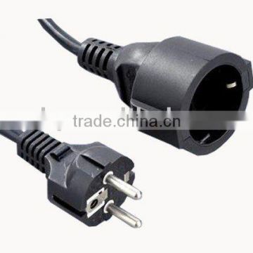 Europe extension cord with VDE,RoHS Approval