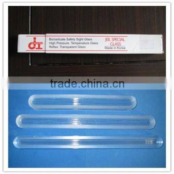 Pressure resistant borosilicate reflex gauge glass for steam boiler