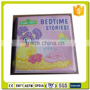 Eco-friendly plastic baby bath book, plastic flatable book