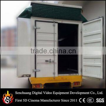 Truck mobile 5D cinema hydraulic mini theatre system for sale