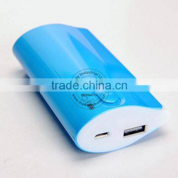 Free Sample Bulk Cheap LED Mobile Battery Charger Portable Power Bank 6000mah With SUmsung Battery