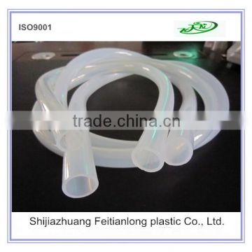 Non-reinforced transparent PVC tubing