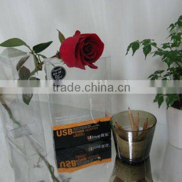 plastic package box with printing part