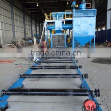 qh69 h section steel shot blasting machinery