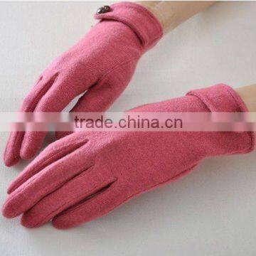 Red Cashmere Lady Gloves