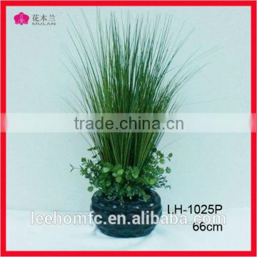 wholesale green artificial onion grass for home decoration