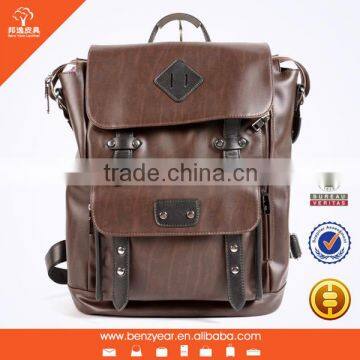 2016 New Arrival Fashion Design Cheap PU Backpack Bags From Guangzhou Factory