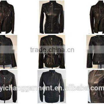 Women Lambskin Leather Biker Jacket