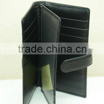 Guangzhou OEM/ODM Leather Wallet Supplier Fancy Geniune Leather Coin Sorter Wallet for Men and Women photo-2
