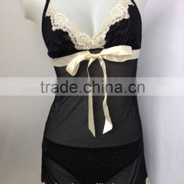 Wholesale sexy lingeries transaperent nightdress(EPB280)