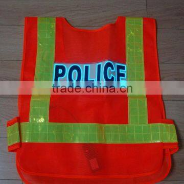 Special customized Mesh cloth EL safety Clothes