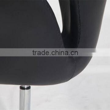 Arne Jacobsen Leather Rotatory Chair Swan Chair Full Leather Design photo-5