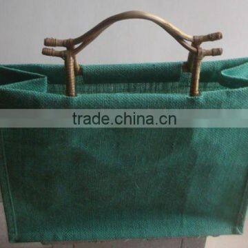 Cane Handled Jute Bag