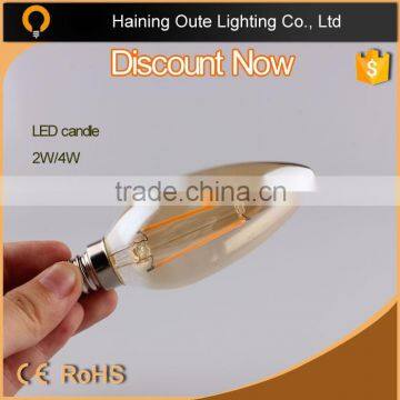 China Top Sellling Products Led Filament Decorative Candle Light Bulbs E14 photo-3