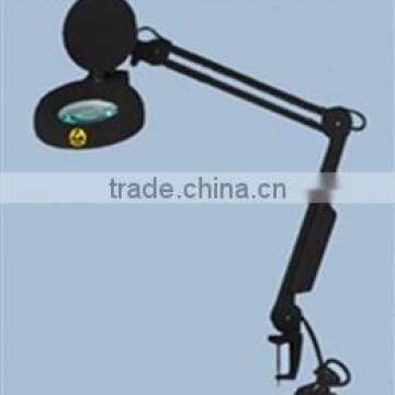 black permanent anti-static esd magnifier lamp