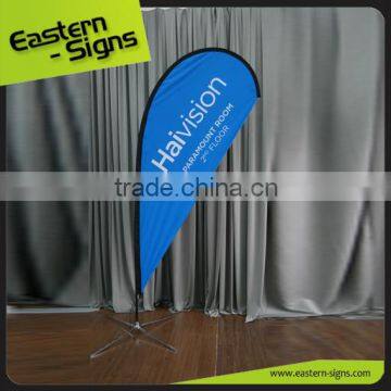 Promotion Polyester Custom Table Flags Teardrop Customized High Quality Feather Banner