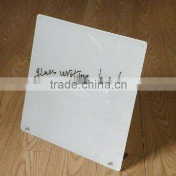 for table or desk use tempered glass white board