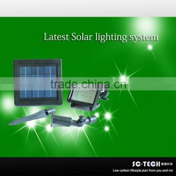 Latest portable solar flood lamp system/ for indoor &outdoor solar flood light solar camping systems