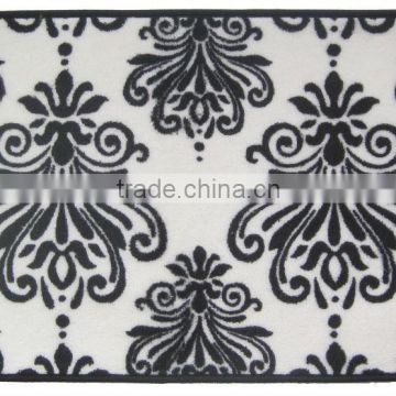 flower printing cotton bath mat