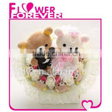 Bride and Groom Plush Teddy Bear Wedding Gifts Souvenirs