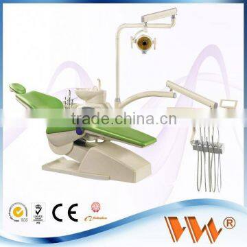 vw-806 down mounted dental chair portable dental unit controlled by operation board